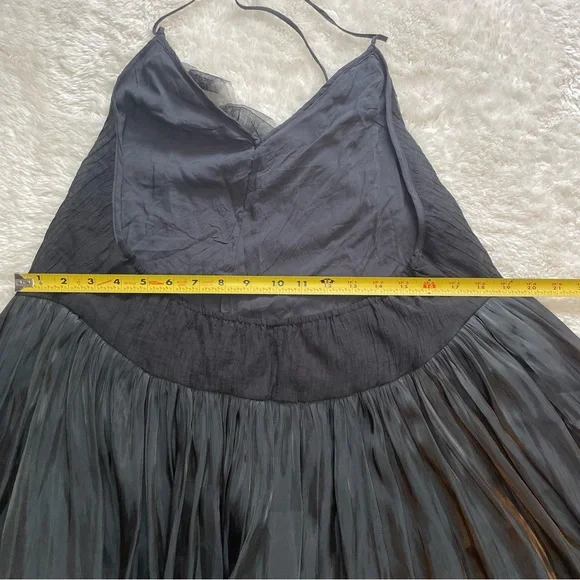 Free People Do a Twirl tiered ruffle halter backless mini skirt romper - Picture 14 of 14